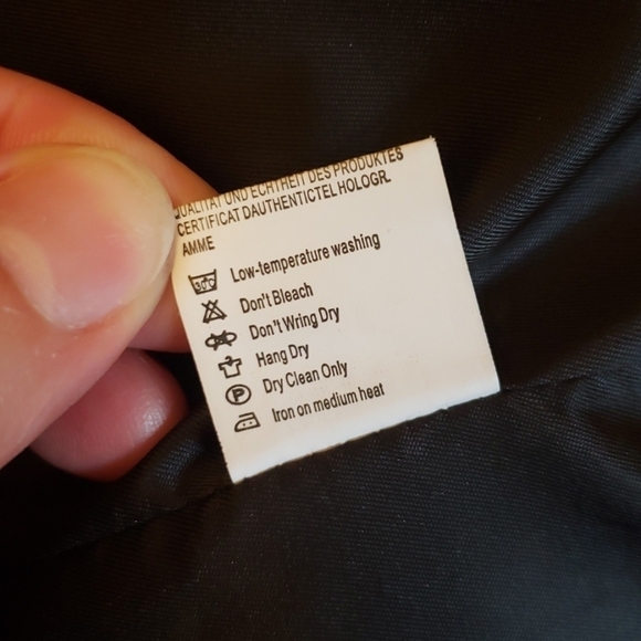 Vintage Charcoal Grey Boiled Wool Gold Chain Trim Classic Blazer Jacket - Picture 4 of 6